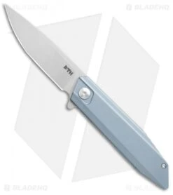 Bestech Knives Shogun Flipper Knife Blue Ti (3.6" Stonewash) BTK BT1701B