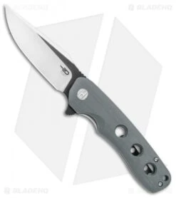 Bestech Knives Arctic Liner Lock Knife Gray G-10 (3.5" Two-Tone) BG33C-1