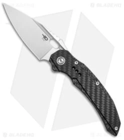 Bestech Knives Exploit Frame Lock Gray Carbon Fiber/ Titanium (3.5" Satin)