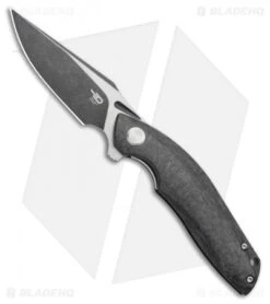 Bestech Knives Ghost Liner Lock Knife Carbon Fiber (3.6" Two Tone) BT1905D
