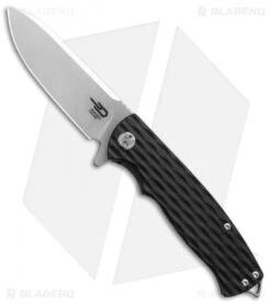 Bestech Knives Grampus Liner Lock Knife Black G-10 (3.5" Satin)