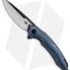 Bestech Knives Ornetta Frame Lock Knife Blue Ti (3.6" Satin) BT1811C