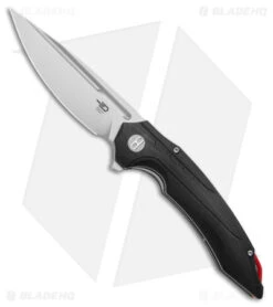 Bestech Knives Ornetta Liner Lock Knife Black G-10 (3.5" Satin SW D2) BG50A