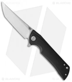 Bestech Knives Tanto Paladin Lock Liner Knife Black G-10 (3.6 Satin D2)