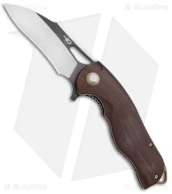 Bestech Knives Rhino Liner Lock Knife Brown G-10 (3.6" Two-Tone) BG08B-2