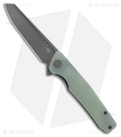 Bestech Knives Slyther Liner Lock Knife Jade G-10 (3.7" Titanized Gray) BG51B-3
