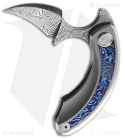 Bestech Knives STRELIT Frame Lock Knife Timascus (2.2" Damascus)