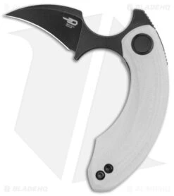 Bestech Knives STRELIT Liner Lock Knife White G-10 (2.19" Black SW) BG52D