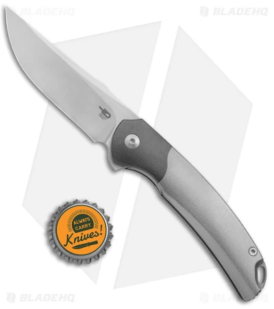 Bestech Knives Supernova Liner Lock Knife Gray Titanium (3.07" Satin) BT2111A - Image 4