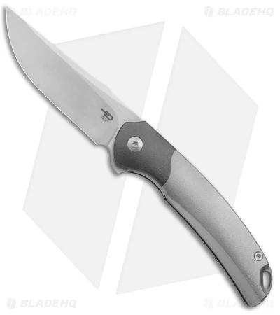 Bestech Knives Supernova Liner Lock Knife Gray Titanium (3.07" Satin) BT2111A