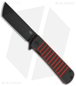 Bestech Knives Titan Liner Lock Knife Red/G-10 CF (3" Black 154CM) BL04C