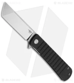Bestech Knives Titan Liner Lock Knife Black/G-10 CF (3" Satin 154CM) BL04A