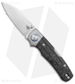 Bestech Knives Tonic Lock Back Knife Ti/Carbon Fiber (2.8" Satin) BT2204D