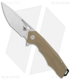 Bestech Knives Toucan Liner Lock Knife Tan G-10 (3.5" Satin) BG14C-1