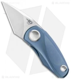 Bestech Knives Tulip Frame Lock Flipper Knife Blue Ti (1.34" SW) BT1913B