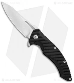 Brous Blades Import Line T4 Liner Lock Flipper Knife (3.75" Satin) Tanium Design