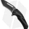 Brous Blades & Mikkel Willumsen Reloader Flipper Knife Black Al (3.6" Acid SW)