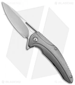 Brous Blades XR-1 Flipper Knife Titanium (3.5" Stonewash)