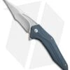 Brous Blades Tyrant Liner Lock Flipper Knife Blue (4" Satin)
