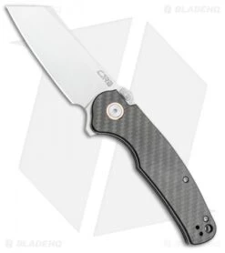 CJRB Cutlery Crag Recoil-lock Knife Carbon Fiber (3.5" D2 Stonewash) J1904R-CF