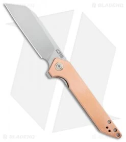 CJRB Cutlery Rampart Liner Lock Knife Copper (3.5" Stonewash)