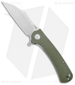 CJRB Cutlery Talla Liner Lock Knife Green G-10 (3.25" D2 Stonewash) J1901-GNC