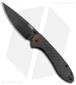 CJRB Feldspar Liner Lock Knife Carbon Fiber (3.5" Black)