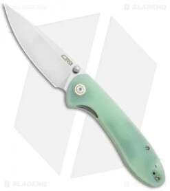 CJRB Feldspar Liner Lock Knife Natural G-10 (3.5" Stonewash)