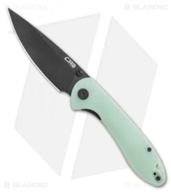 CJRB Feldspar Liner Lock Knife Natural G-10 (3.5" Black S35VN)