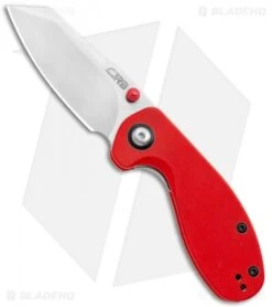 CJRB Swaggs Maileah Liner Lock Knife Red G-10 (2.3" Sand Polish) J1918-REF