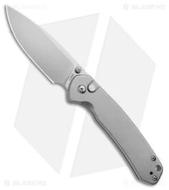 CJRB Pyrite Button Lock Knife Steel (3.1" Stonewash AR-RPM9)