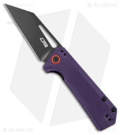 CJRB Ruffian Liner Lock Knife Purple G-10 (3.25" Black PVD)