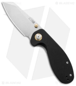 CJRB Swaggs Large Maileah Liner Lock Knife Black G-10 (3" Stonewash) J1918L-BK