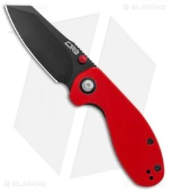 CJRB Swaggs Maileah Liner Lock Knife Red G-10 (2.3" Black) J1918-BREF