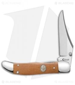 Case BSA Kickstart Hunter Assist Knife Brown Canvas Laminate (4" - 101265AC SS)