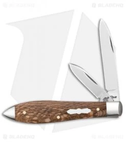 Case Cutlery Teardrop Knife 3.625" Brown Sycamore Smooth Wood (TB72028 SS) 27268