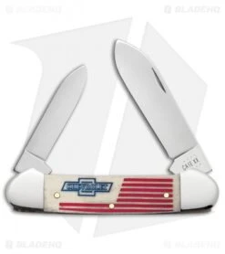 Case Cutlery Canoe Knife 3.6" Chevrolet Smooth Natural Bone (62131 SS) 33707