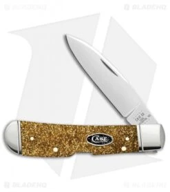 Case Tribal Lock Pocket Knife Gold Stardust Kirinite (4.1" - TB1012010L SS)