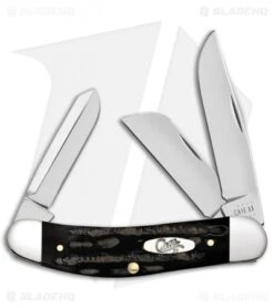Case Knives Sowbelly Pocket Knife 3.875" Jigged Buffalo Bone (TBBH339 SS)