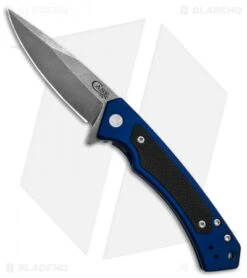 Case Cutlery Marilla Frame Lock Knife Blue Aluminum (3.4" Stonewash) 25882