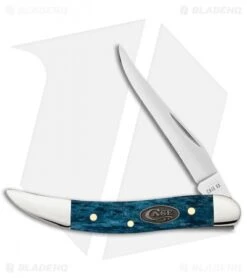 Case Cutlery Knife Mediterranean Blue Bone Medium Texas Toothpick