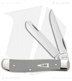 Case Cutlery Mini Trapper Knife 3.5" Gray Synthetic (4207 SS) 32592