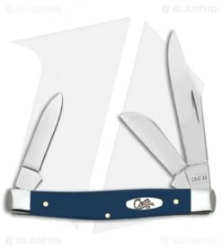 Case Cutlery Medium Stockman Knife 3.25" Navy Blue Polymer (4344 SS) 23614
