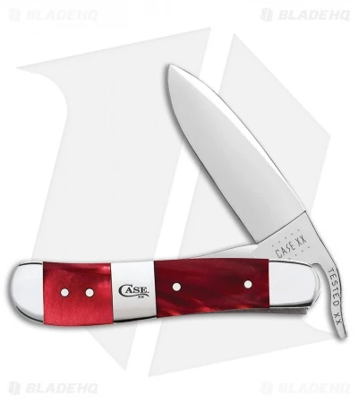 Case Russlock Liner Lock Knife Red Pearl Kirinite (4.3" - 101953L SS)