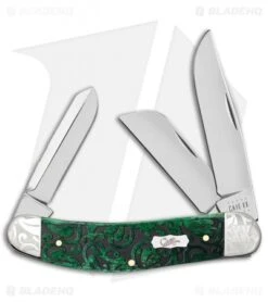 Case Knives Sowbelly Knife Bermuda Green Bone (3.9" - TB6339 SS)