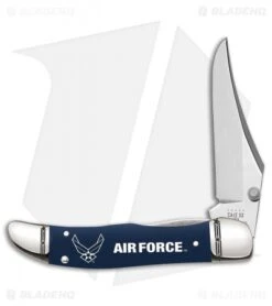 Case U.S. Air Force Mid-Folding Hunter Knife Blue Synthetic (4" - 41265AC SS)