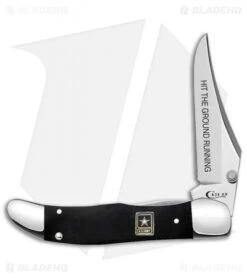 Case U.S. Army Mid-Folding Hunter Knife Black Synthetic ( 4" - 21265AC SS)