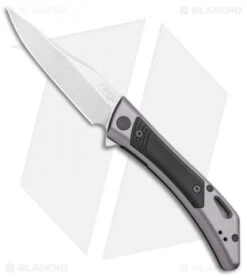 Case Knives Shark Tooth Dark Gray Aluminum/G-10 (3.5" Stonewash)