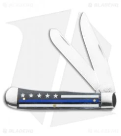 Case Knives Trapper Knife 4.125" Smooth Natural Bone Stripes Of Service