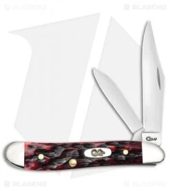 Case Peanut Knife 2.875" Crimson Peach Seed Jigged Bone (6220 SS) 27384